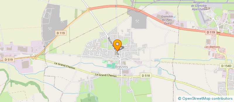 localisation de l'entreprise MONSIEUR DAMIEN TITEUX  BREZINS