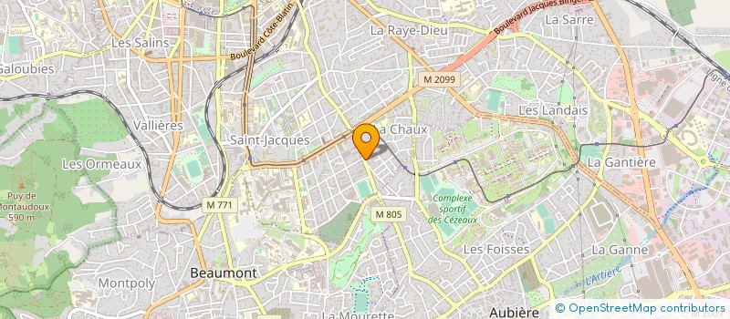 localisation de l'entreprise MONSIEUR DAMIEN TOKHADZE  CLERMONT-FERRAND