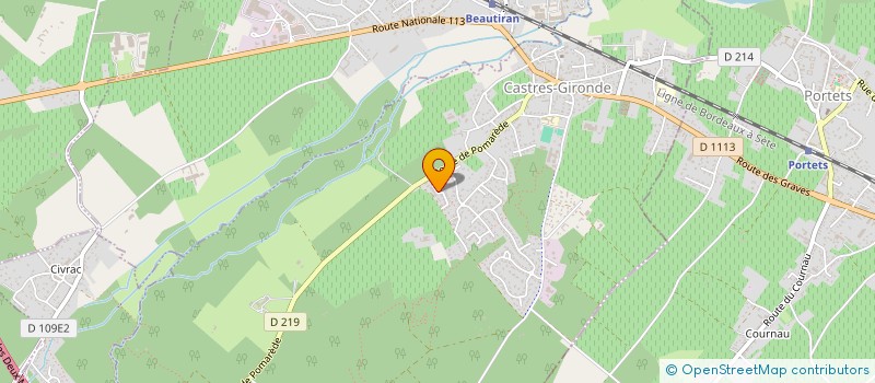 localisation de l'entreprise MONSIEUR DAMIEN TORRES  CASTRES-GIRONDE