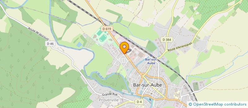 localisation de l'entreprise MONSIEUR DAMIEN TOUBLANC  BAR-SUR-AUBE