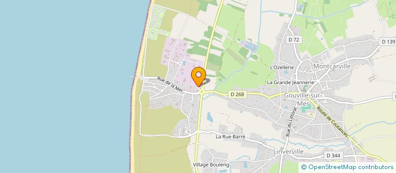 localisation de l'entreprise MONSIEUR DAMIEN TOURNAILLE à GOUVILLE-SUR-MER