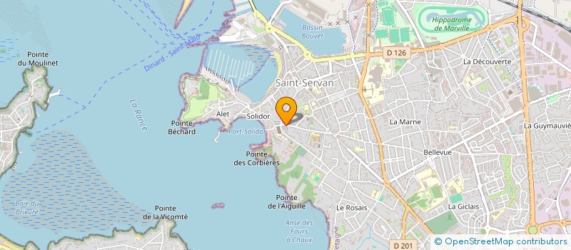 localisation de l'entreprise MONSIEUR DAMIEN TRETON  SAINT-MALO