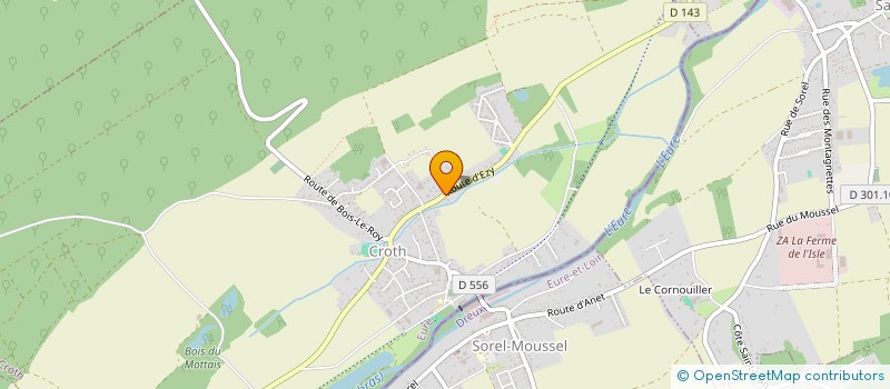 localisation de l'entreprise MONSIEUR DAMIEN TRISTANT  CROTH