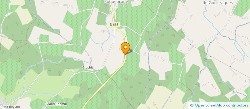 localisation de l'entreprise MONSIEUR DAMIEN TROLESE  ROQUEBRUNE