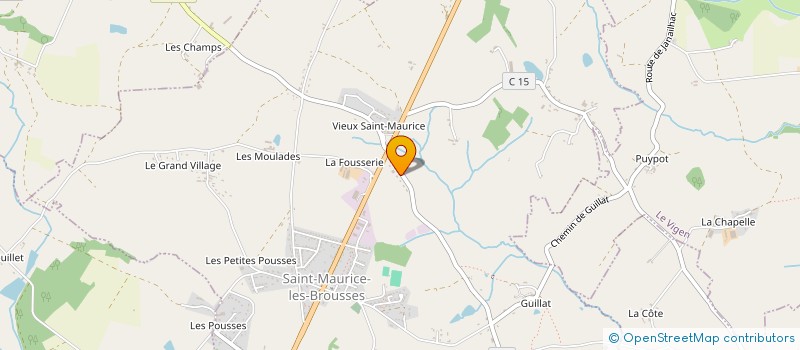 localisation de l'entreprise MONSIEUR DAMIEN TROTTIER à SAINT-MAURICE-LES-BROUSSES