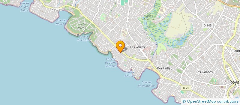 localisation de l'entreprise MONSIEUR DAMIEN TROUBAT  VAUX-SUR-MER