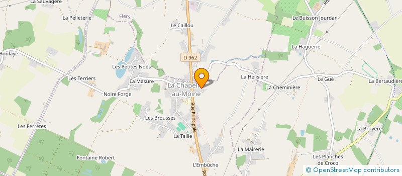 localisation de l'entreprise MONSIEUR DAMIEN TROUSSIER à LA CHAPELLE-AU-MOINE