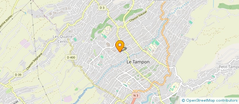 localisation de l'entreprise MONSIEUR DAMIEN TSONG-CHIN-CHUEN  LE TAMPON