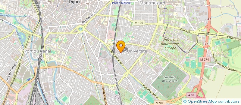 localisation de l'entreprise MONSIEUR DAMIEN USQUIN  DIJON