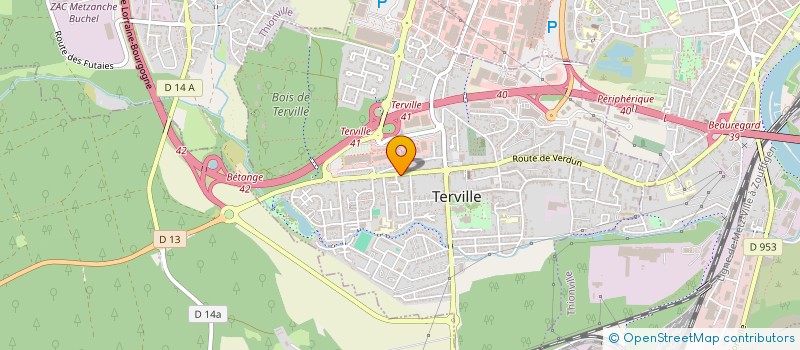 localisation de l'entreprise MONSIEUR DAMIEN USSEGLIO MATTIET  TERVILLE