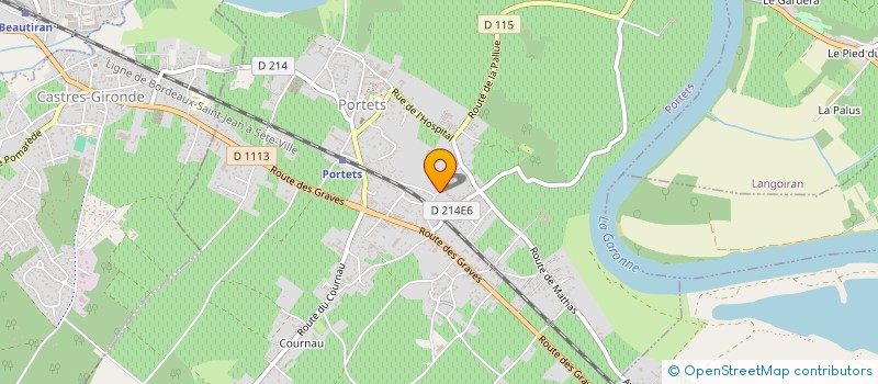 localisation de l'entreprise MONSIEUR DAMIEN VALENTIN  PORTETS