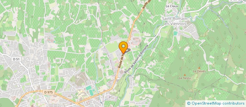 localisation de l'entreprise MONSIEUR DAMIEN VAREILLE  SAINT-ROMAIN-EN-VIENNOIS