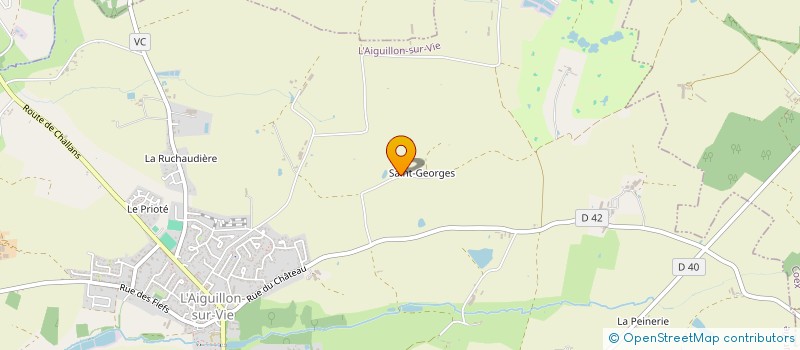 localisation de l'entreprise MONSIEUR DAMIEN VARLET-LEJOLIVET  L'AIGUILLON-SUR-VIE