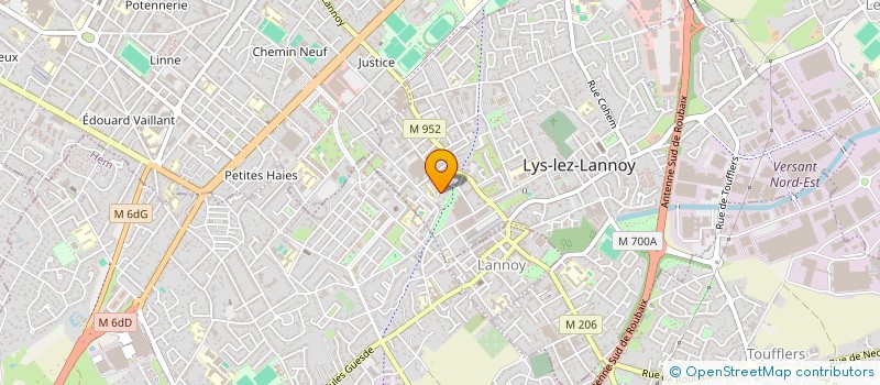 localisation de l'entreprise MONSIEUR DAMIEN VASSEUR  LYS-LEZ-LANNOY