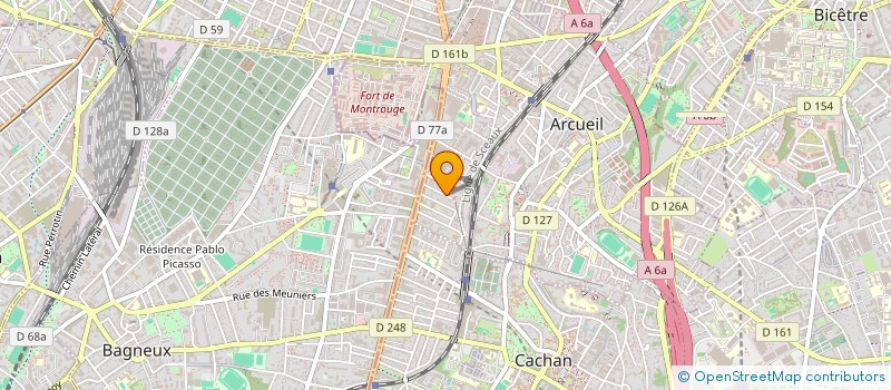 localisation de l'entreprise MONSIEUR DAMIEN VATIN  ARCUEIL