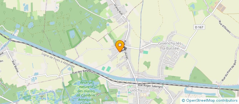 localisation de l'entreprise MONSIEUR DAMIEN VERBRUGGE  ESTREE-CAUCHY