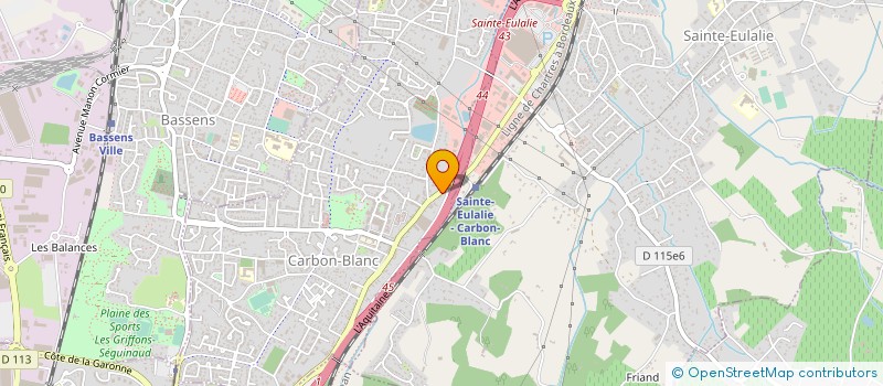 localisation de l'entreprise MONSIEUR DAMIEN VERDIER  CARBON-BLANC