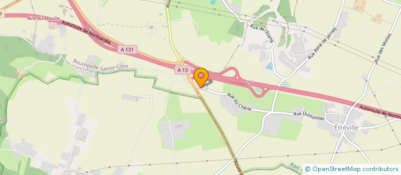 localisation de l'entreprise MONSIEUR DAMIEN VERNICHON  BOURNEVILLE-SAINTE-CROIX