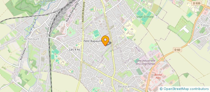 localisation de l'entreprise MONSIEUR DAMIEN VERNOUILLET  ACHICOURT