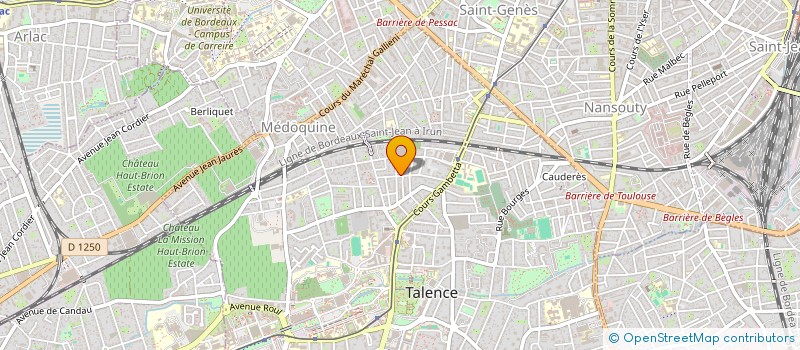 localisation de l'entreprise MONSIEUR DAMIEN VERRE  TALENCE