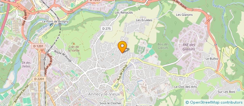 localisation de l'entreprise MONSIEUR DAMIEN VETTORI à ANNECY