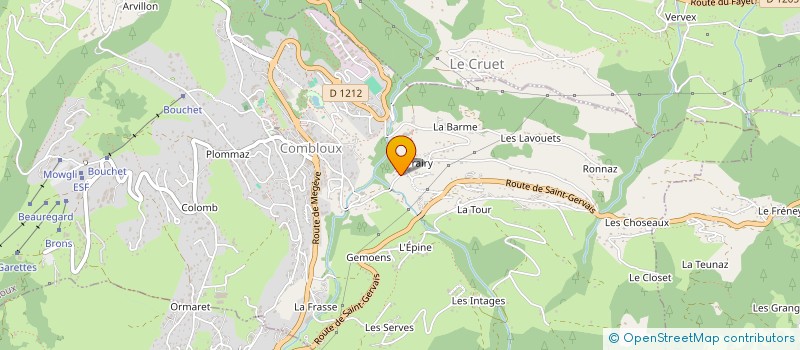 localisation de l'entreprise MONSIEUR DAMIEN VIAL à COMBLOUX