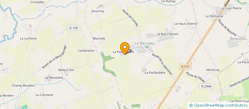 localisation de l'entreprise MONSIEUR DAMIEN VILLEDIEU  SOULEUVRE EN BOCAGE