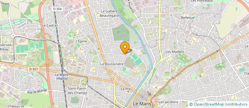 localisation de l'entreprise MONSIEUR DAMIEN VILLEMAIN  LE MANS