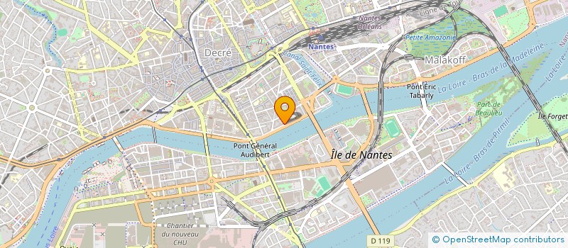localisation de l'entreprise MONSIEUR DAMIEN VILLENEUVE  NANTES
