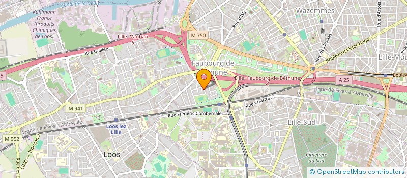 localisation de l'entreprise MONSIEUR DAMIEN VILLERS à LILLE