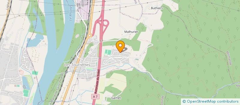 localisation de l'entreprise MONSIEUR DAMIEN VINCENT  SAINT-MARCEL-LES-SAUZET