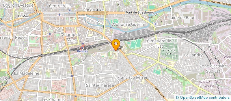 localisation de l'entreprise MONSIEUR DAMIEN VINCENT  RENNES