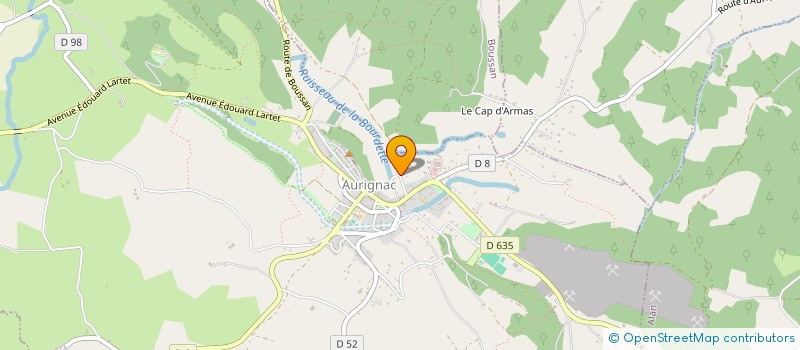 localisation de l'entreprise MONSIEUR DAMIEN VINEL à AURIGNAC