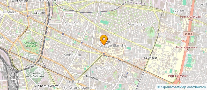 localisation de l'entreprise MONSIEUR DAMIEN VINGERDER  LYON