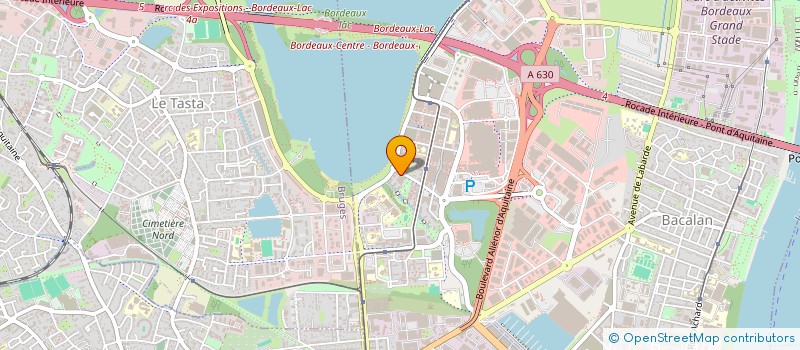 localisation de l'entreprise MONSIEUR DAMIEN VIRMAUD  BORDEAUX