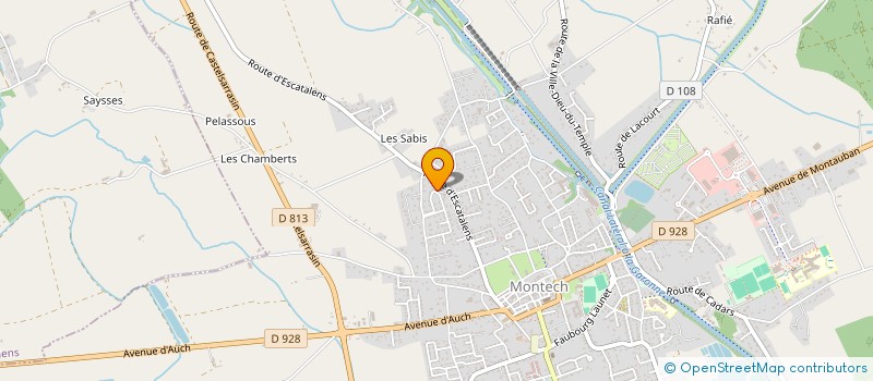 localisation de l'entreprise MONSIEUR DAMIEN VITU  MONTECH