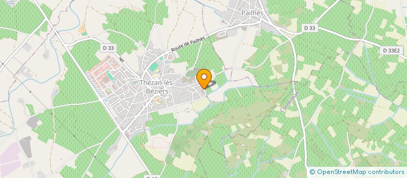 localisation de l'entreprise MONSIEUR DAMIEN VOLDOIRE  THEZAN-LES-BEZIERS