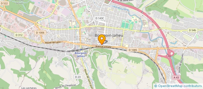 localisation de l'entreprise MONSIEUR DAMIEN VOLMAT à BOURGOIN-JALLIEU
