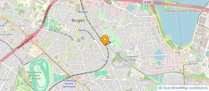 localisation de l'entreprise MONSIEUR DAMIEN VOUAUX  BRUGES