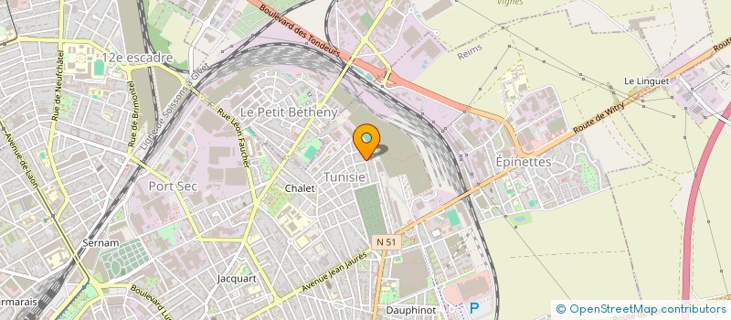 localisation de l'entreprise MONSIEUR DAMIEN VUILLON  BETHENY