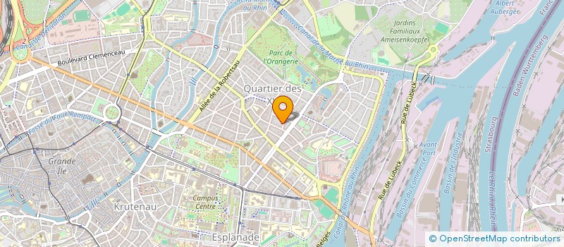 localisation de l'entreprise MONSIEUR DAMIEN WAGNER  STRASBOURG