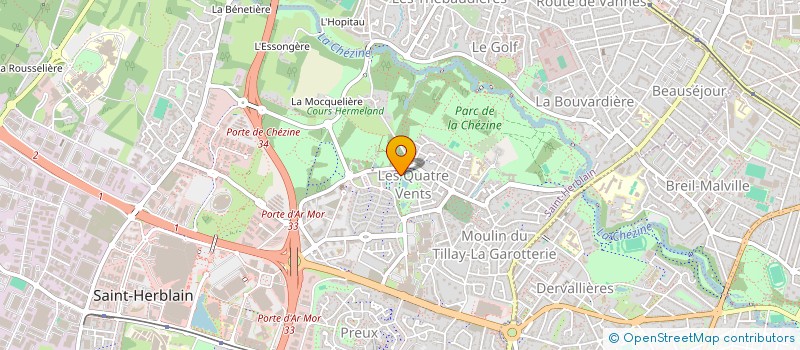 localisation de l'entreprise MONSIEUR DAMIEN WALGRAEF  SAINT-HERBLAIN