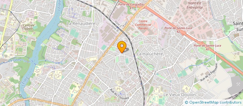 localisation de l'entreprise MONSIEUR DAMIEN WATTEAU  NANTES