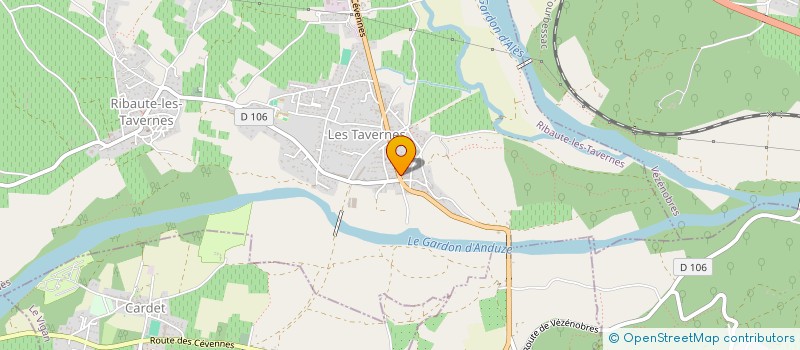 localisation de l'entreprise MONSIEUR DAMIEN WATTERLOT  RIBAUTE-LES-TAVERNES