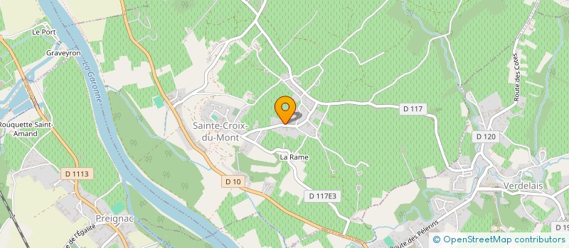 localisation de l'entreprise MONSIEUR DAMIEN WILD  SAINTE-CROIX-DU-MONT