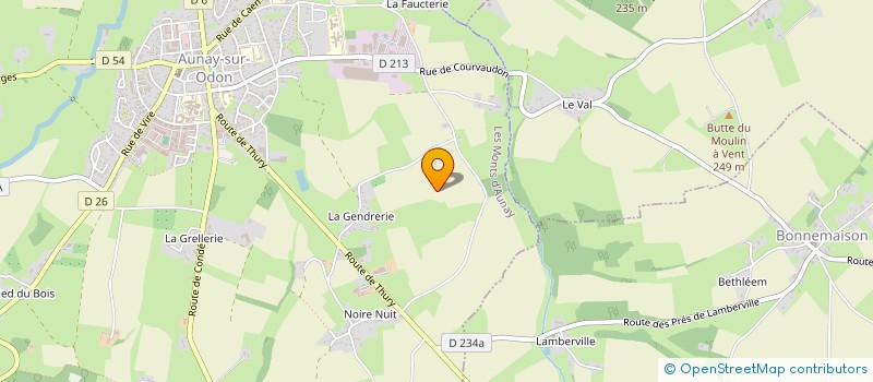 localisation de l'entreprise MONSIEUR DAMIEN WILLEMS à LES MONTS D'AUNAY