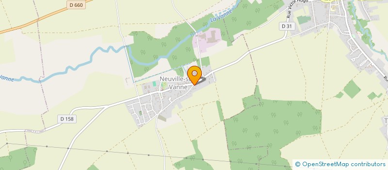 localisation de l'entreprise MONSIEUR DAMIEN WOERNER  NEUVILLE-SUR-VANNE