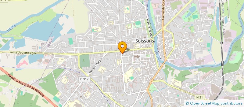 localisation de l'entreprise MONSIEUR DAMIEN WOJTOWICZ à SOISSONS