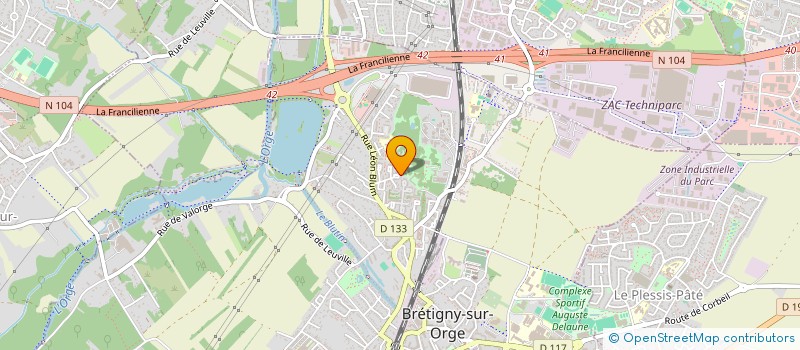 localisation de l'entreprise MONSIEUR DAMIEN YAZAGI à BRETIGNY-SUR-ORGE