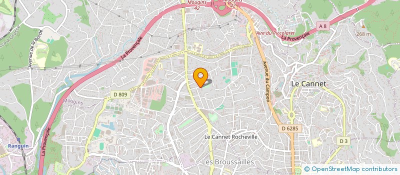 localisation de l'entreprise MONSIEUR DAMIEN ZARZO à LA ROQUETTE-SUR-SIAGNE